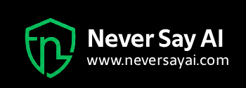 Never Say AI logo